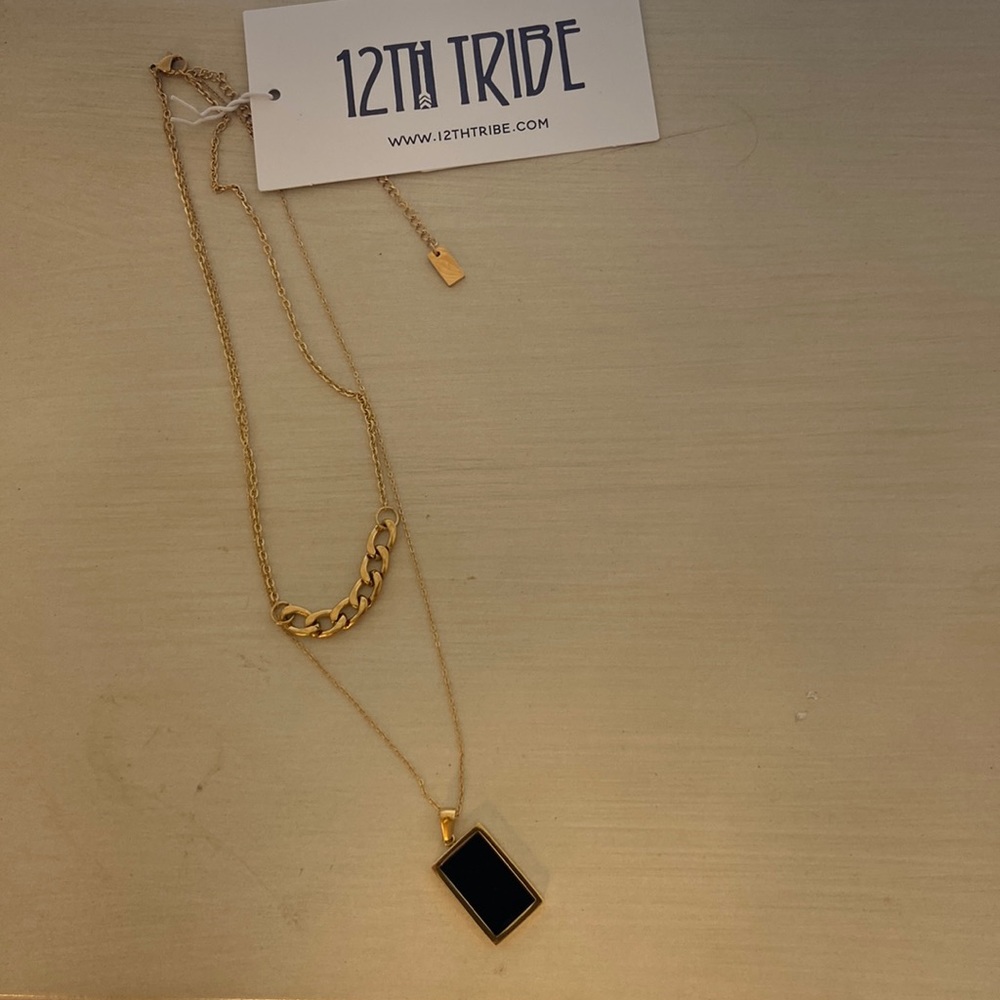 12th tribe double layered necklace